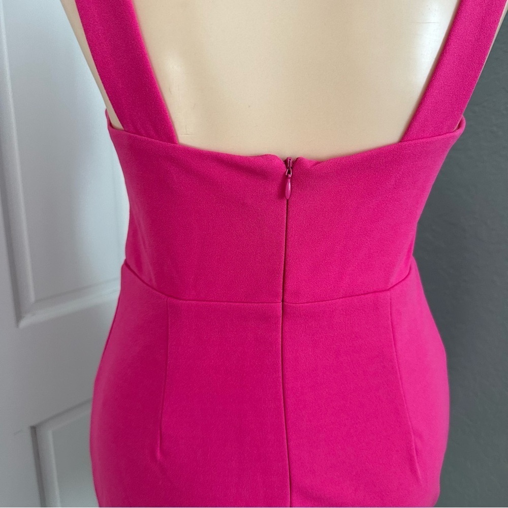 LULU’S SOCIAL SENSATION SQUARE NECK MINI BODYCON DRESS - Picture 12 of 13
